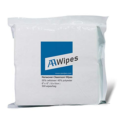 Cleanroom Wipes 6" x 6" (300 Count)