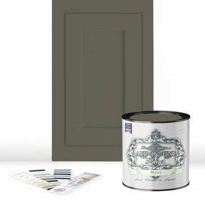 ALL-IN-ONE Paint by Heirloom Traditions, Moss, Quart (32 Fl Oz)