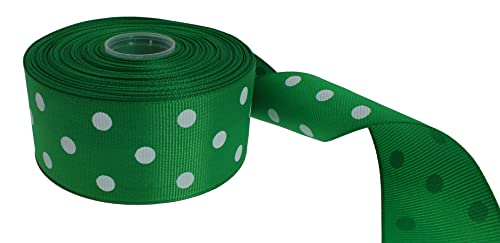 Polka Dot Grosgrain Ribbon 25 Yard Each Roll 100% Polyester