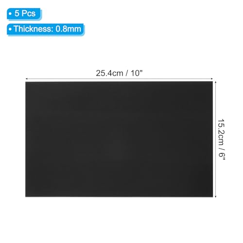 6x10 Inch Anodized Aluminum Sheet Metal (5 Count)