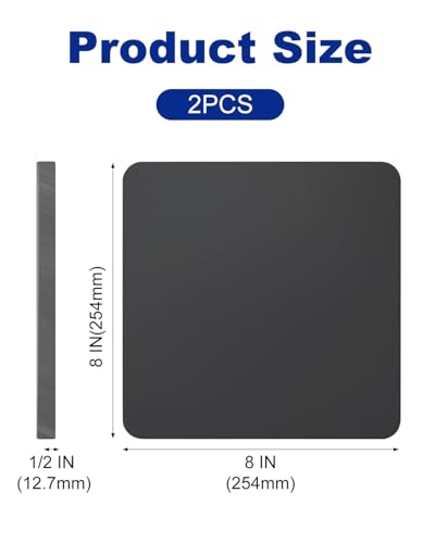 2 Pcs 8 x 8 x 1