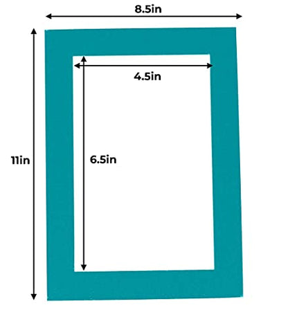 5x7 Mat for 8.5x11 Frame (10 Count)