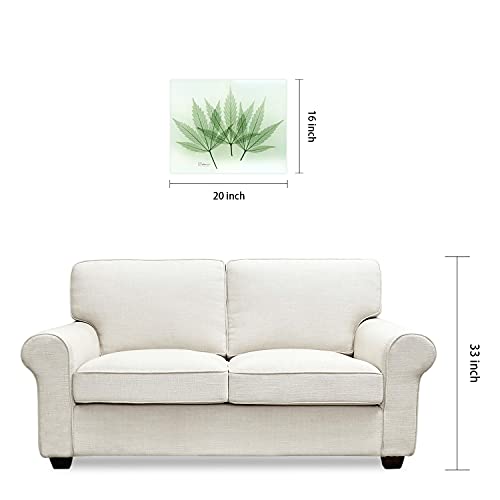 Frameless Free Floating Tempered Glass Panel Graphic Wall Art Ready to Hang