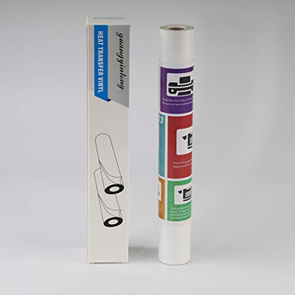 Heat Transfer Vinyl White HTV Rolls (12 Foot)