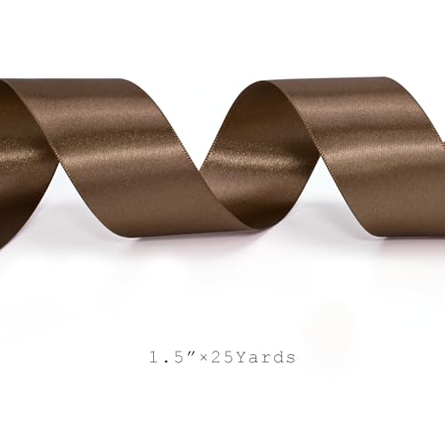 Brown Ribbon 1.5 Inch 25 Yards