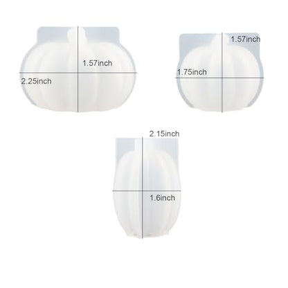 3Pack Mini Pumpkin Resin Molds (3 Count)