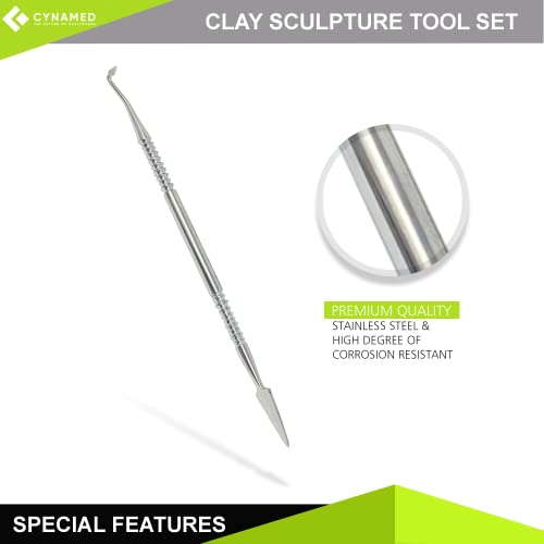 Stainless Steel Spatula Wax & Clay Sculpting Tool Carver Set