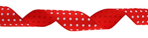 Polka Dot Grosgrain Ribbon 25 Yard Each Roll 100% Polyester