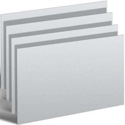 4 Pcs Mild Steel Sheet Cold Rolled 18 Gauge Metal Plate Weldable Metal Sheets for Professional Industrial DIY Use