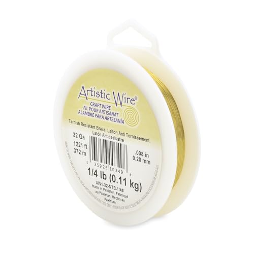 32 Gauge Tarnish Resistant Brass Craft Wire