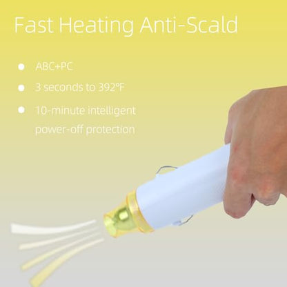 Heat Gun 110V 300W Handed Hot Air Gun for Crafting