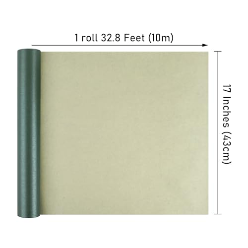 Dark Green Matte Wrapping Paper (3 Count)