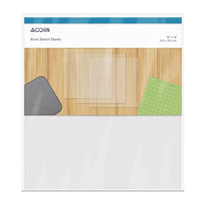 25 Pack 4 Mil Blank Mylar Stencil Sheets (25 Count)