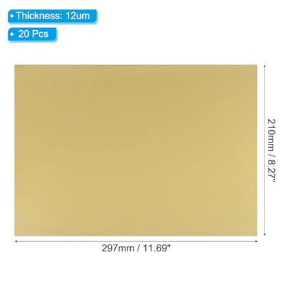 11.7x8.3" Hot Stamping Foil Paper Sheet (20 Count)