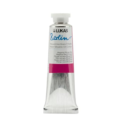 Berlin Pro Artists Water Mixable Oil Paint 37 ml Tube Magenta Red