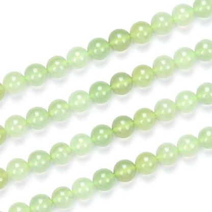 45pcs Adabele Natural New Jade Serpentine Gemstone 8mm Round Beads (44 Count)