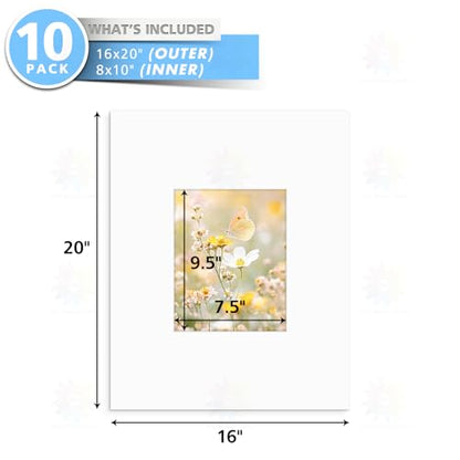 Mat Board Center 10 Pack Acid (10 Count)