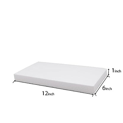 12x6x1in Craft Foam Blocks 5 Pack Foam Board for Art School Project