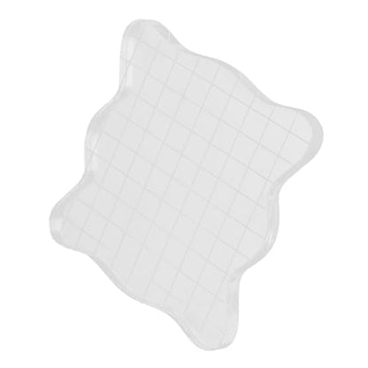 1PC Transparent Acrylic Stamp Blocks with Grid Lines