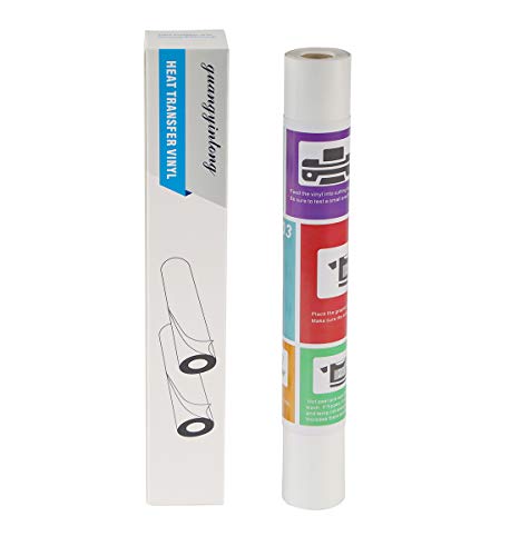 White Heat Transfer Vinyl HTV Rolls (8 Foot)