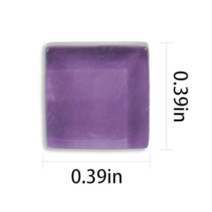 Square Glass Mosaic Tiles Bulk for Adults Crafts Supplies