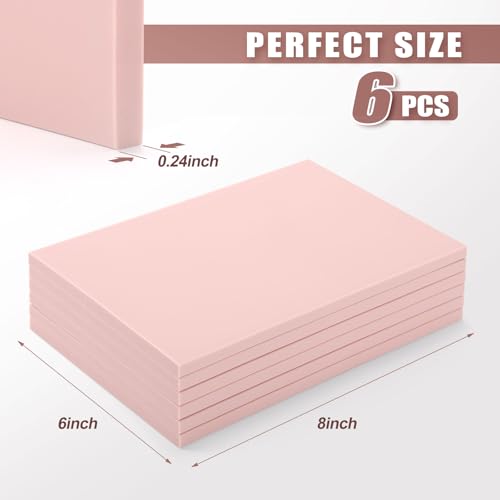 6 PCS 8"x6" Soft Linoleum Blocks for Printmaking & Stamp Making (6 Count)