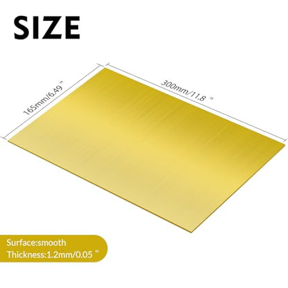 Laser Engraving Blank ABS Double Color Plastic Sheet (12 Count)