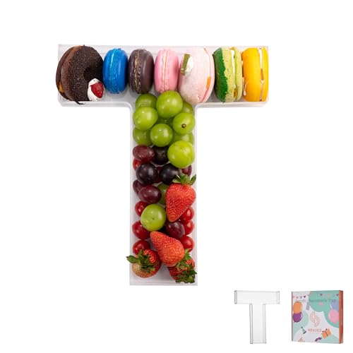 11" Clear Acrylic Letter & Number Charcuterie Tray