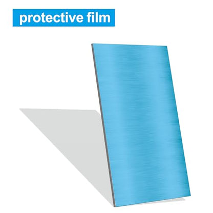 4PCS 430 Stainless Steel Metal Plates 4"x8"x1 (4 Count)