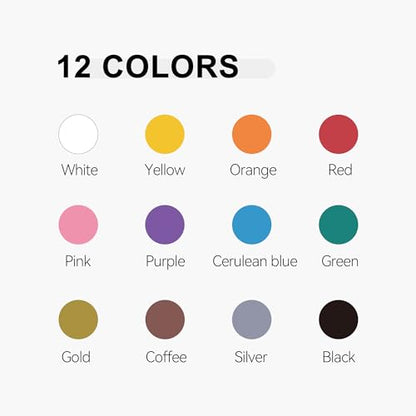 12 Colors Fine and Brush Dual (12 Count)