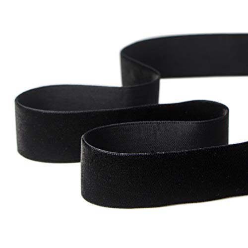 Polyester Black Velvet Ribbon (30 Foot)