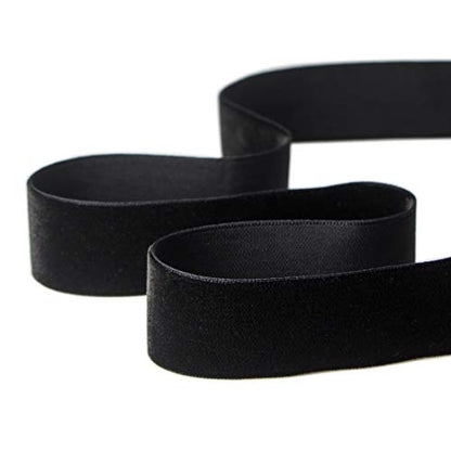 Polyester Black Velvet Ribbon (30 Foot)