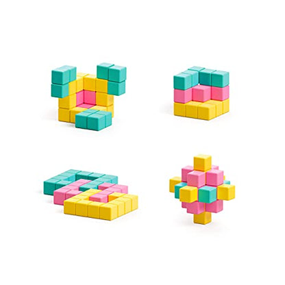 Mini Magnetic Blocks for Kids 6+ Ages (60 count)