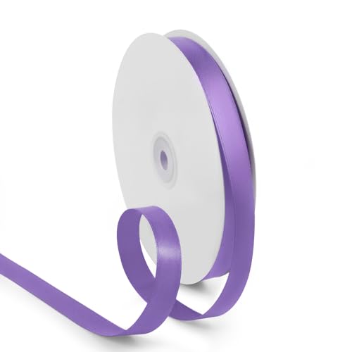 5 8 Inch 100 Yards Satin Ribbon Light Purple