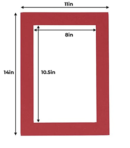 11x14 Mat for 8.5x11 Photo (100 Count)