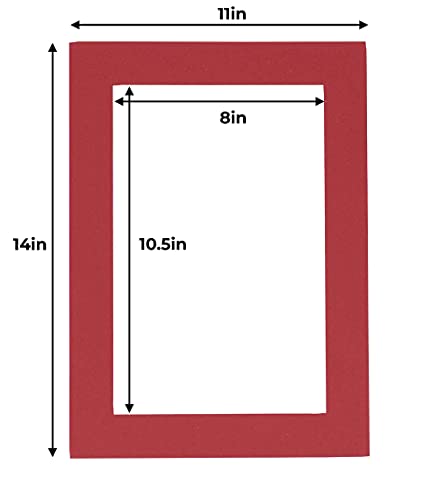 11x14 Mat for 8.5x11 Photo (10 Count)