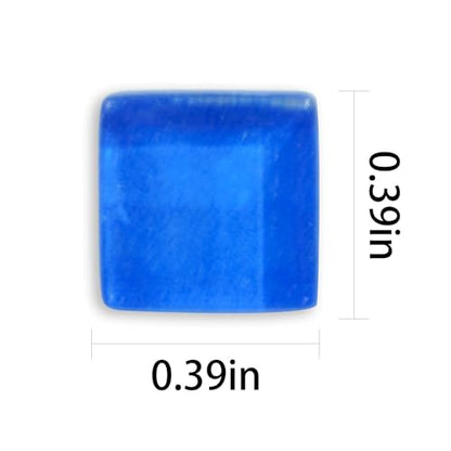 Square Sea Glass Mosaic Tiles Bulk for Adults Crafts Supplies
