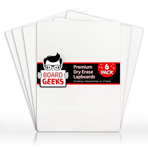 6 Small Dry Erase Board for Kids (6 Count)