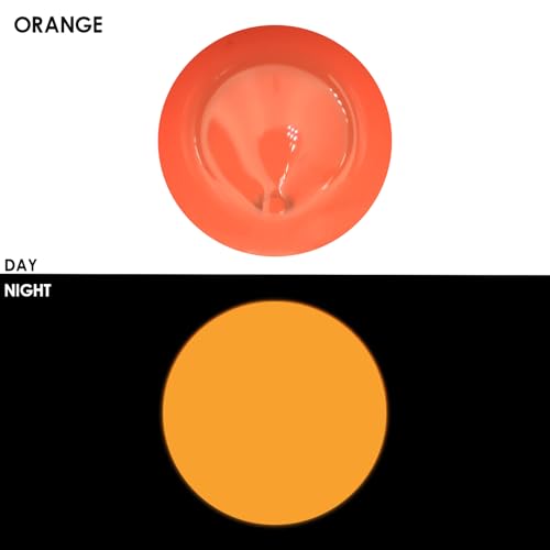 Fluorescent Orange Acrylic Paint 120ml (4.05 Fl Oz)