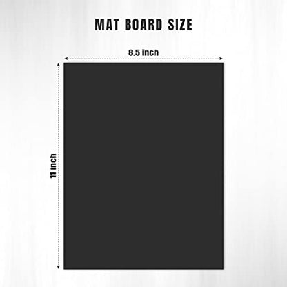 8.5x11 Uncut Picture Mat Boards (15 Count)