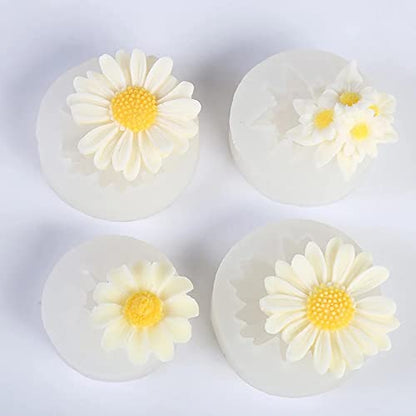 Daisy 4 Pack Flower Molds