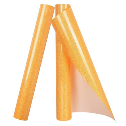 Neon Glitter HTV Heat Transfer Vinyl Roll 12 inch x 10 ft