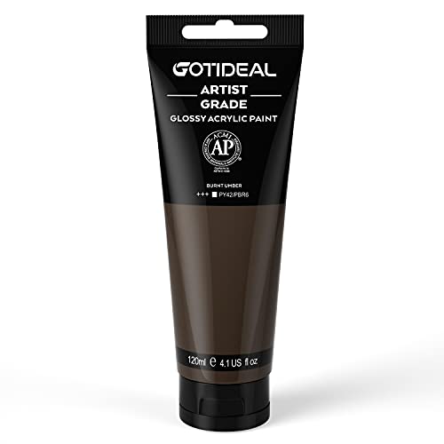 Acrylic Paint Burnt Umber Tubes (4.1 Fl Oz)