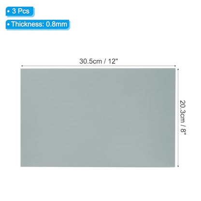 8x12 Inch Anodized Aluminum Sheet Metal (3 Count)