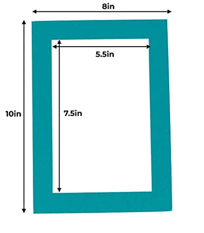 6x8 Mat for 8x10 Frame (100 Count)
