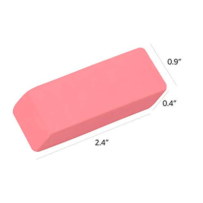 Rectangular Erasers for School and Office (24 Count)