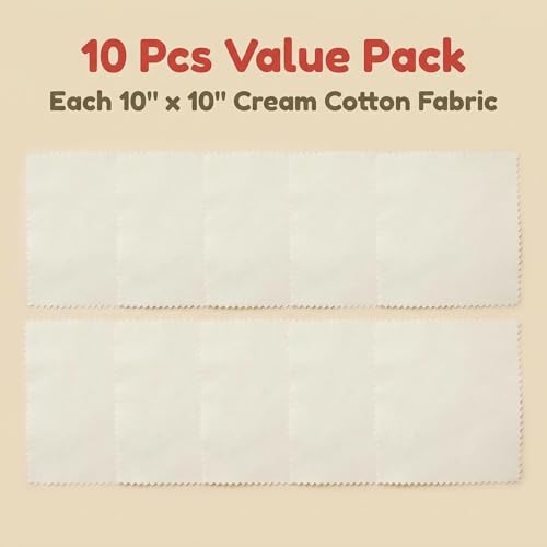 Embroidery Fabric Squares Cotton