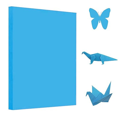 A4 Origami Paper Lake Blue 100 Sheets (100 Count)