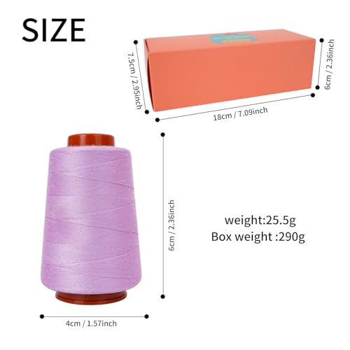 10 Pcs Sewing Thread (24000 Foot)