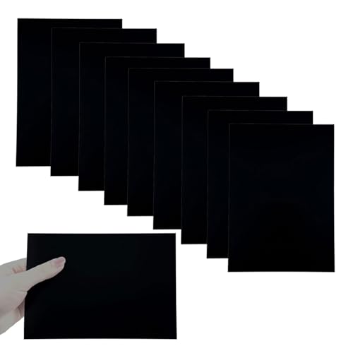 16Pcs Black Anodized Aluminum Sheet 5" x 7" x 1 (3.8912 Sq Ft)